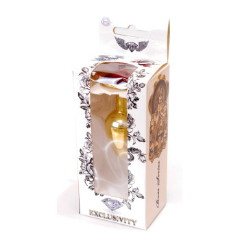 Анальная пробка Boss Series - Jewellery Gold PLUG Red S, BS6400019