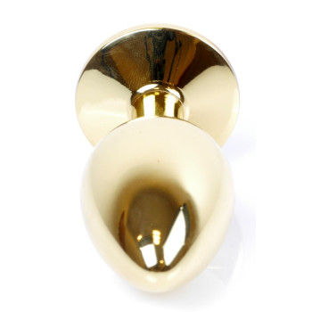 Анальная пробка Boss Series - Jewellery Gold PLUG Dark Blue S, BS6400023