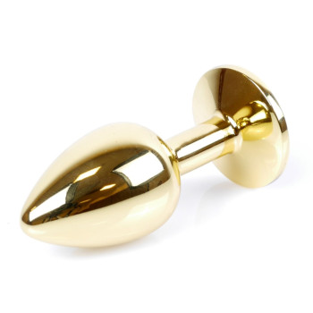 Анальная пробка Boss Series - Jewellery Gold PLUG Purple S, BS6400025