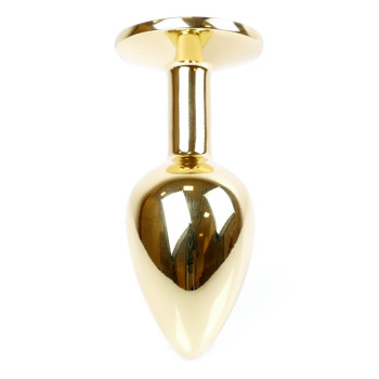 Анальная пробка Boss Series - Jewellery Gold PLUG Purple S, BS6400025