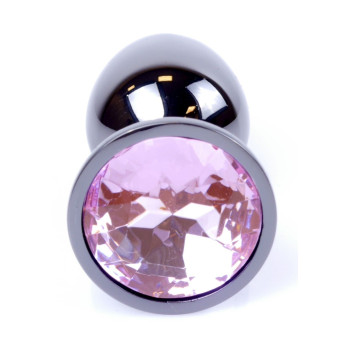Анальная пробка Boss Series - Jewellery Dark Silver PLUG Rose S, BS6400027