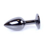 Анальная пробка Boss Series - Jewellery Dark Silver PLUG Black S, BS6400029