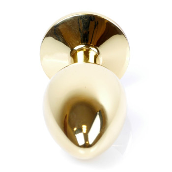 Анальная пробка Boss Series - Jewellery Gold PLUG Clear S, BS6400021