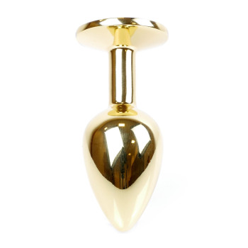 Анальная пробка Boss Series - Jewellery Gold PLUG Clear S, BS6400021