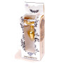 Анальная пробка Boss Series - Jewellery Gold Heart PLUG Clear S, BS6400039