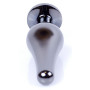 Анальная пробка Boss Series - Jewellery Dark Silver BUTT PLUG Light Blue, BS6400058