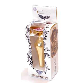 Анальная пробка Boss Series - Jewellery Gold BUTT PLUG Rose, BS6400063