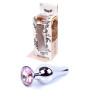 Анальная пробка Boss Series - Jewellery Silver BUTT PLUG Rose, BS6400072