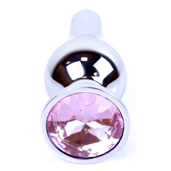 Анальная пробка Boss Series - Jewellery Silver BUTT PLUG Rose, BS6400072
