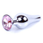 Анальная пробка Boss Series - Jewellery Silver BUTT PLUG Rose, BS6400072