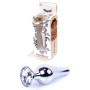 Анальная пробка Boss Series - Jewellery Silver BUTT PLUG Clear, BS6400075