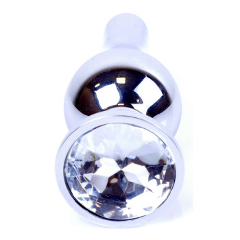 Анальная пробка Boss Series - Jewellery Silver BUTT PLUG Clear, BS6400075