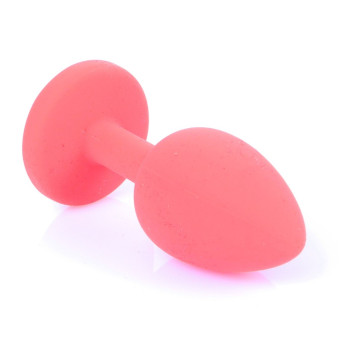 Силиконовая анальная пробка Boss Series - Jewellery Red Silicon PLUG Small Blue S, BS6400080