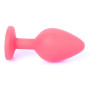 Силиконовая анальная пробка Boss Series - Jewellery Red Silicon PLUG Small Blue S, BS6400080