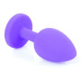 Силиконовая анальная пробка Boss Series - Jewellery Purple Silicon PLUG Small Red S, BS6400082