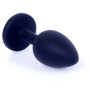 Силіконовий анальний затор Boss Series - Jewellery Black Silicon PLUG Small Pink S, BS6400083