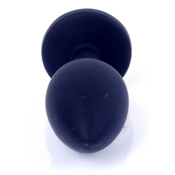 Силіконовий анальний затор Boss Series - Jewellery Black Silicon PLUG Small Pink S, BS6400083