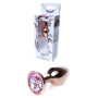 Анальная пробка Boss Series - Jewellery Red Gold PLUG Rose S, BS6400108