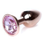 Анальная пробка Boss Series - Jewellery Red Gold PLUG Rose S, BS6400108