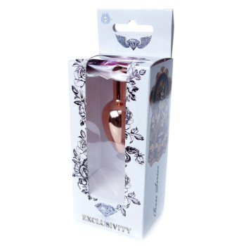 Анальная пробка Boss Series - Jewellery Red Gold PLUG Rose S, BS6400108