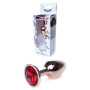 Анальний затор Boss Series - Jewellery Red Gold PLUG Red S, BS6400109