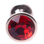 Анальний затор Boss Series - Jewellery Red Gold PLUG Red S, BS6400109