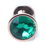 Анальная пробка Boss Series - Jewellery Red Gold PLUG Green S, BS6400115