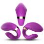 Вібромасажер для пар Boss Series з пультом ДК - Couple Vibrator Purple USB 9 Function, BS5200030-1