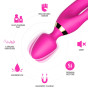 Вибромассажер Boss Series - Magic Wand USB Pink 9 Function, BS5200027