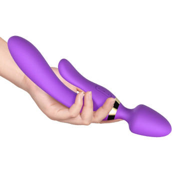 Вібромасажер Boss Series - Magic Wand USB Purple 9 Function, BS5200027-1