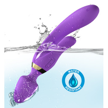 Вібромасажер Boss Series - Magic Wand USB Purple 9 Function, BS5200027-1