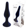 Анальний плаг Silicone Plug Black - Medium, BS6400092