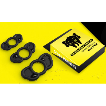 Набір із 3 шт силіконових ерекційних кілець Elephant rings, BS6000026