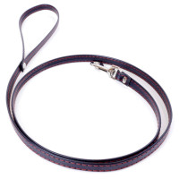 Повідець зі штучної шкіри Fetish Boss Series - Leash Red Line ( длина 115 см ), BS3300111