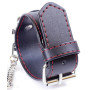 Наручники зі штучної шкіри Fetish Boss Series - Handcuffs with Red Line, BS3300114