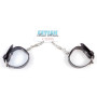 Наручники зі штучної шкіри Fetish Boss Series - Handcuffs with Red Line, BS3300114