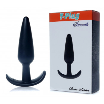 Анальний плаг Boss Series - T Plug Smooth Black, BS6700065