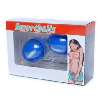 Вагінальні кульки Boss Series - Smartballs Blue, BS6700018