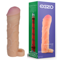 Удлиняющая Насадка - презерватив EGZO Ciberskin ES004 ( 21 см х 3,9 см )