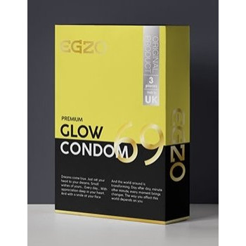 Сяючі презервативи EGZO "Glow" № 3