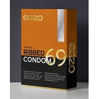 Ребристые презервативы EGZO "Ribbed" №3