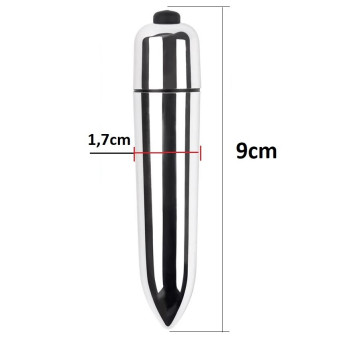 Міні вібратор (вібропуля ) XESE BV04 Silver ( 1 режим вібрації )