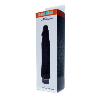 Вибратор Boss Series - Real Skin Black, ( длина 22 см, диаметр 4 см ) BS6700099
