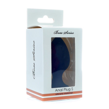 Анальний силиконовый плаг Boss Series - Silicone Anal Plug S 2,8 cm, BS7800019
