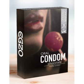 Оральні презервативи EGZO Chocolate (Шоколад)