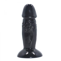 Анальний фалоімітатор на присосці XESE RD-33 BLACK Soft (Довжина 11 см, діаметр 3 см )
