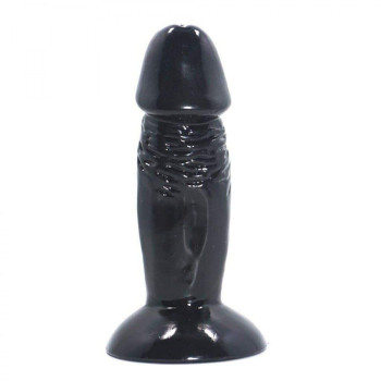 Анальний фалоімітатор на присосці XESE RD-33 BLACK Soft (Довжина 11 см, діаметр 3 см )