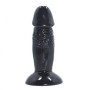 Анальний фалоімітатор на присосці XESE RD-33 BLACK Soft (Довжина 11 см, діаметр 3 см )