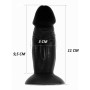 Анальний фалоімітатор на присосці XESE RD-33 BLACK Soft (Довжина 11 см, діаметр 3 см )