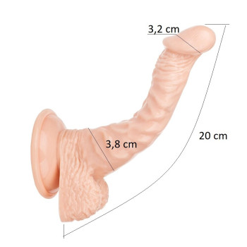 Фалоімітатор на присосці Love stay with me - SEXTOY PENIS, RD-04